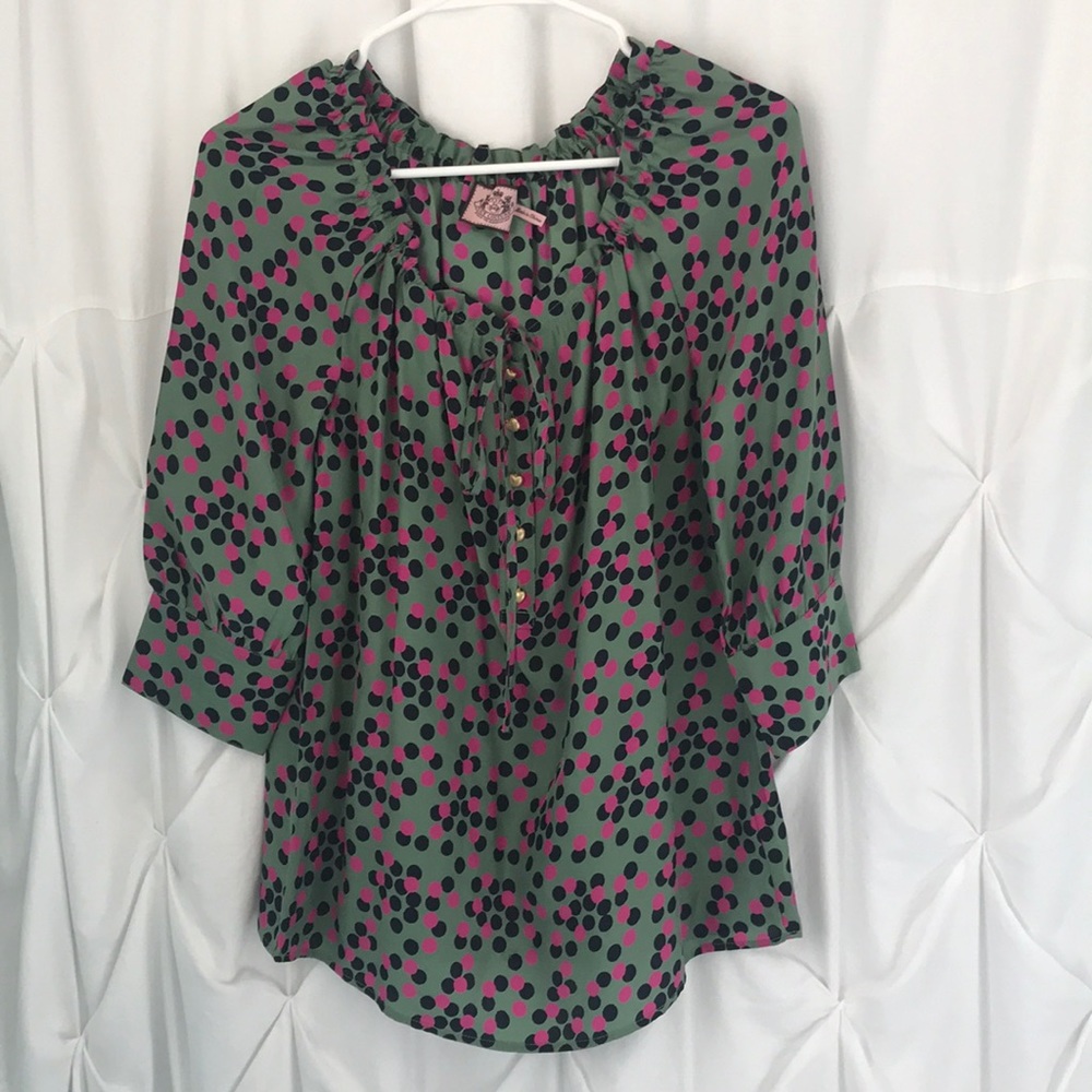 Juicy Couture Silk Blouse size 2